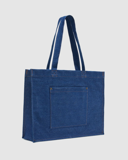 Celine Denim Tote Bag